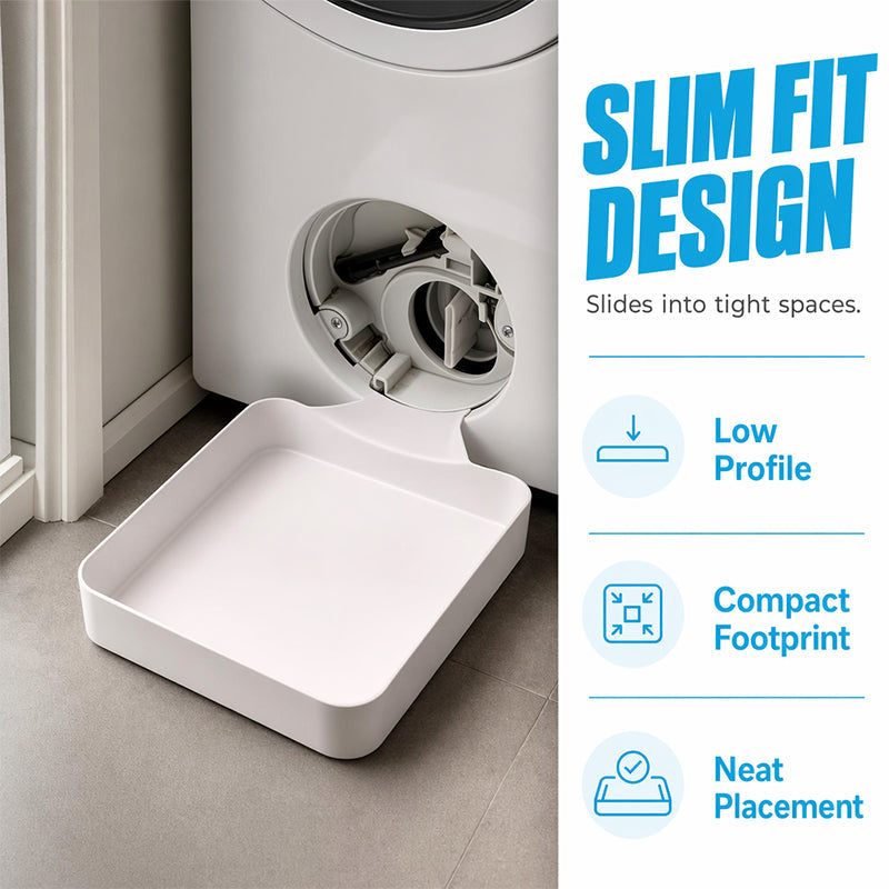 Bac de récupération pour lave-linge hublot