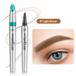 Crayon à sourcils à pointe fourchue à 4 branches