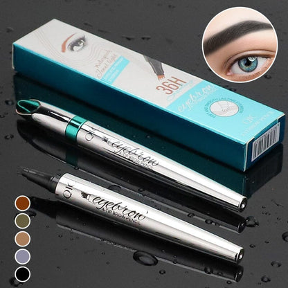 Crayon à sourcils à pointe fourchue à 4 branches