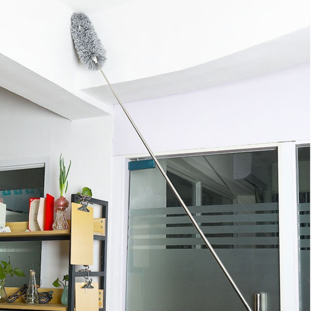 Plumeau télescopique inox pour plafonds et recoins