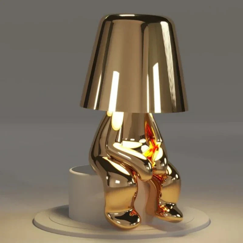 Lampe de table rechargeable à commande tactile, 17 × 15 cm