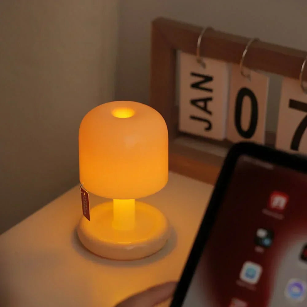 Mini lampe de table sans fil rechargeable