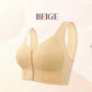 Soutien-gorge en coton sans armatures à fermeture avant