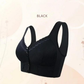 Soutien-gorge en coton sans armatures à fermeture avant