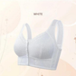 Soutien-gorge en coton sans armatures à fermeture avant