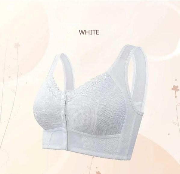 Soutien-gorge en coton sans armatures à fermeture avant