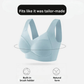 Soutien-gorge sans armatures à larges bretelles et tissu extensible