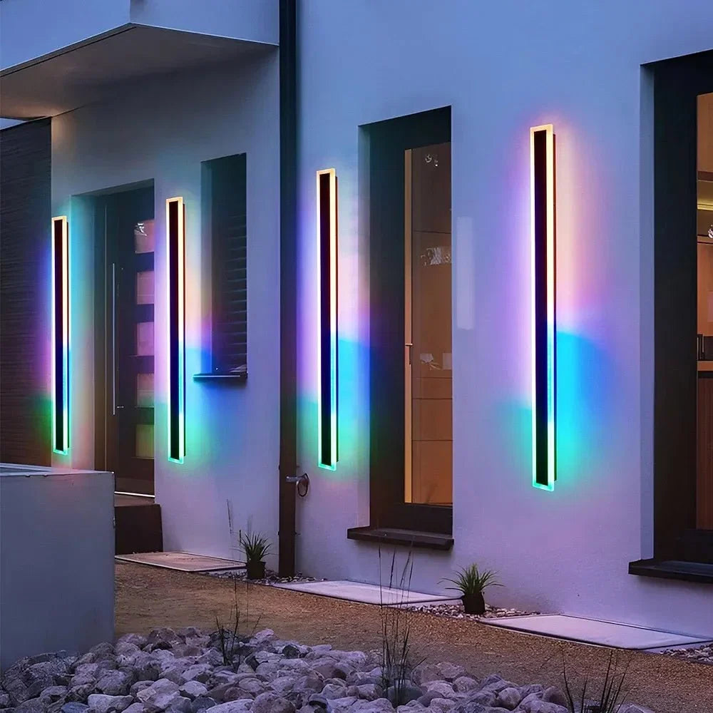 Applique LED RGB extérieure – 30 cm – image 2