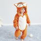 Combinaison bébé en polaire à capuche animale