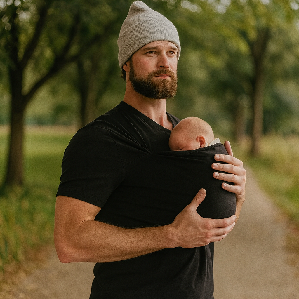 T-shirt de portage extensible pour bébé