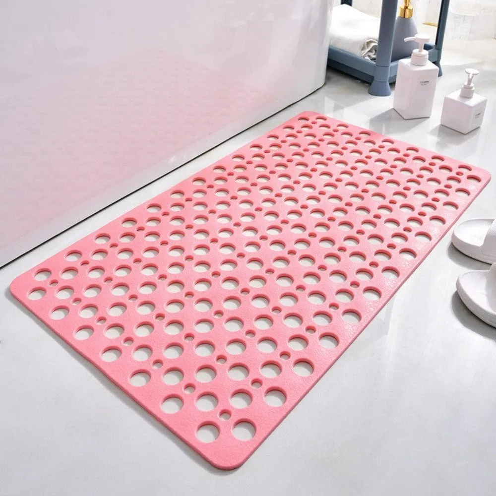 Tapis de douche antidérapant avec trous d'évacuation