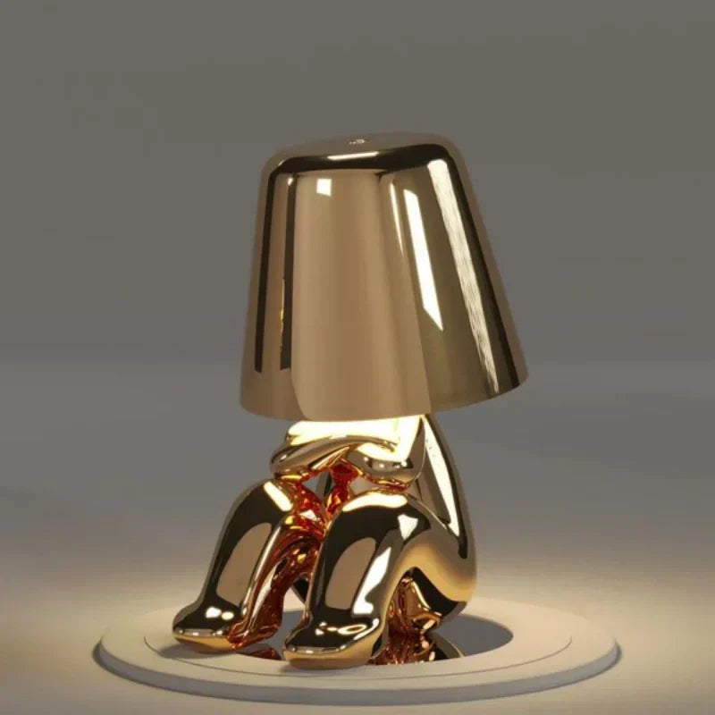 Lampe de table rechargeable à commande tactile, 17 × 15 cm