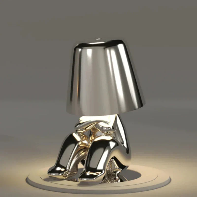 Lampe de table rechargeable à commande tactile, 17 × 15 cm