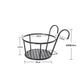 Supports de pots en fer pour rambarde, lot de 3