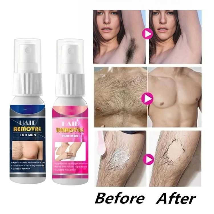 Lot de 2 sprays dépilatoires, 30 ml
