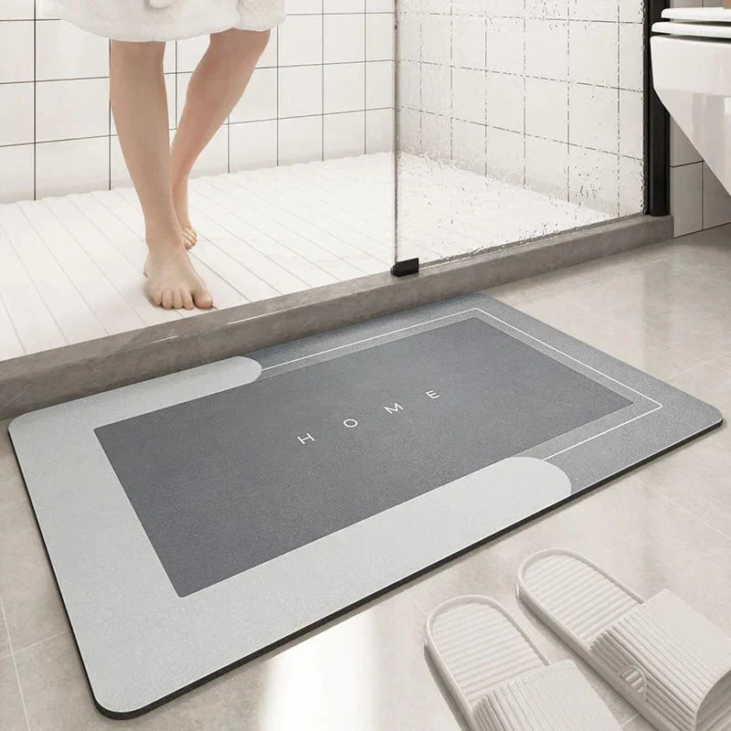 Tapis absorbant antidérapant 50 × 80 cm – gris – image 7