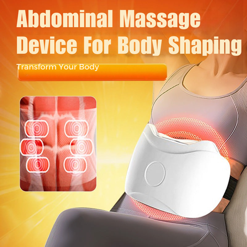 Appareil de massage abdominal chauffant à vibrations