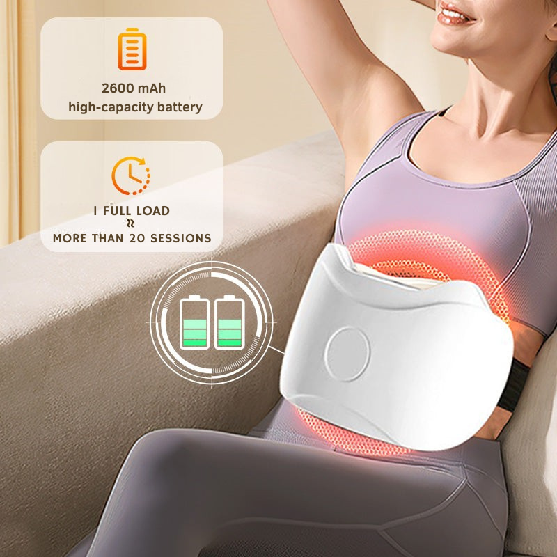 Appareil de massage abdominal chauffant à vibrations