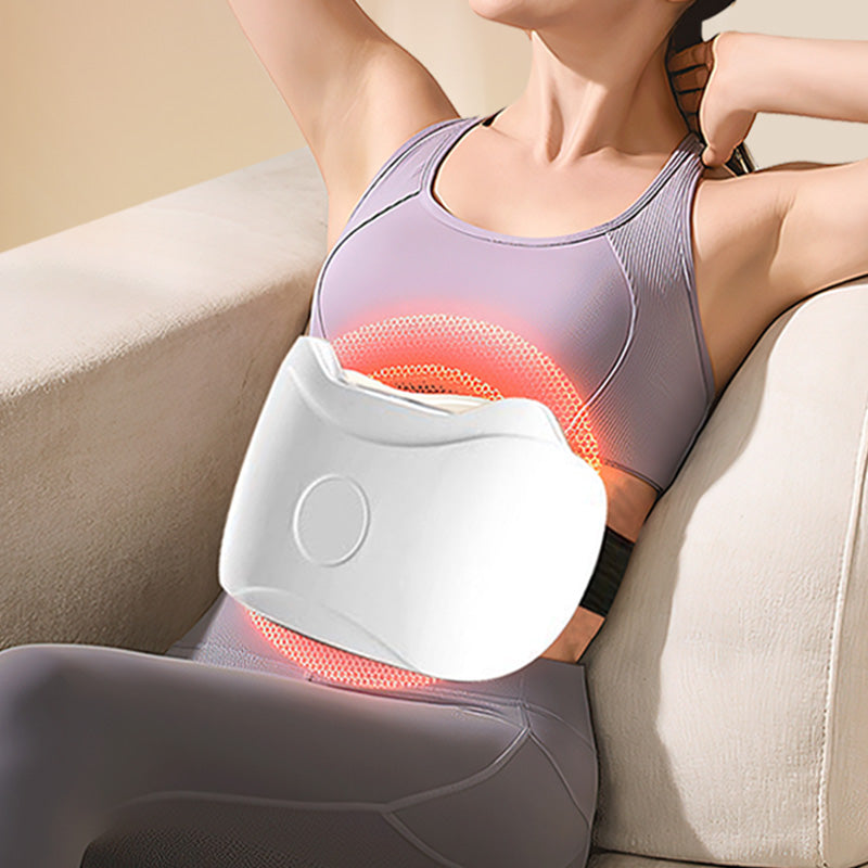 Appareil de massage abdominal chauffant à vibrations