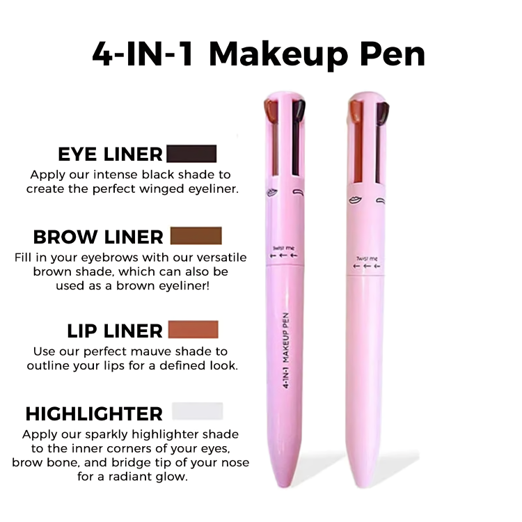 Lot de 2 crayons de maquillage 4 en 1