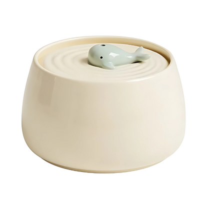 Felineau Fontaine Eau Céramique Filtrée - Hydratation Silencieuse Purifiée