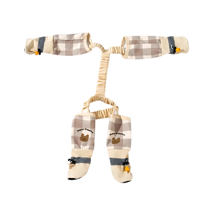Felineau Combinaison All-Weather pour Petit Chien - Beige ou Marron