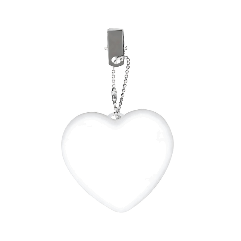 Petite lumière tactile à pince en forme de cœur ou d’étoile