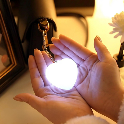 Petite lumière tactile à pince en forme de cœur ou d’étoile