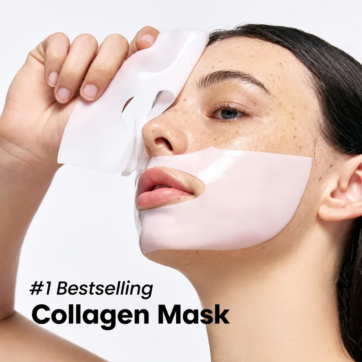 Masque visage au collagène, acide hyaluronique et niacinamide, 34 ml