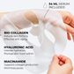 Masque visage au collagène, acide hyaluronique et niacinamide, 34 ml