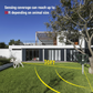 Dispositif solaire de jardin à cinq modes et détecteur