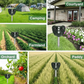 Dispositif solaire de jardin à cinq modes et détecteur