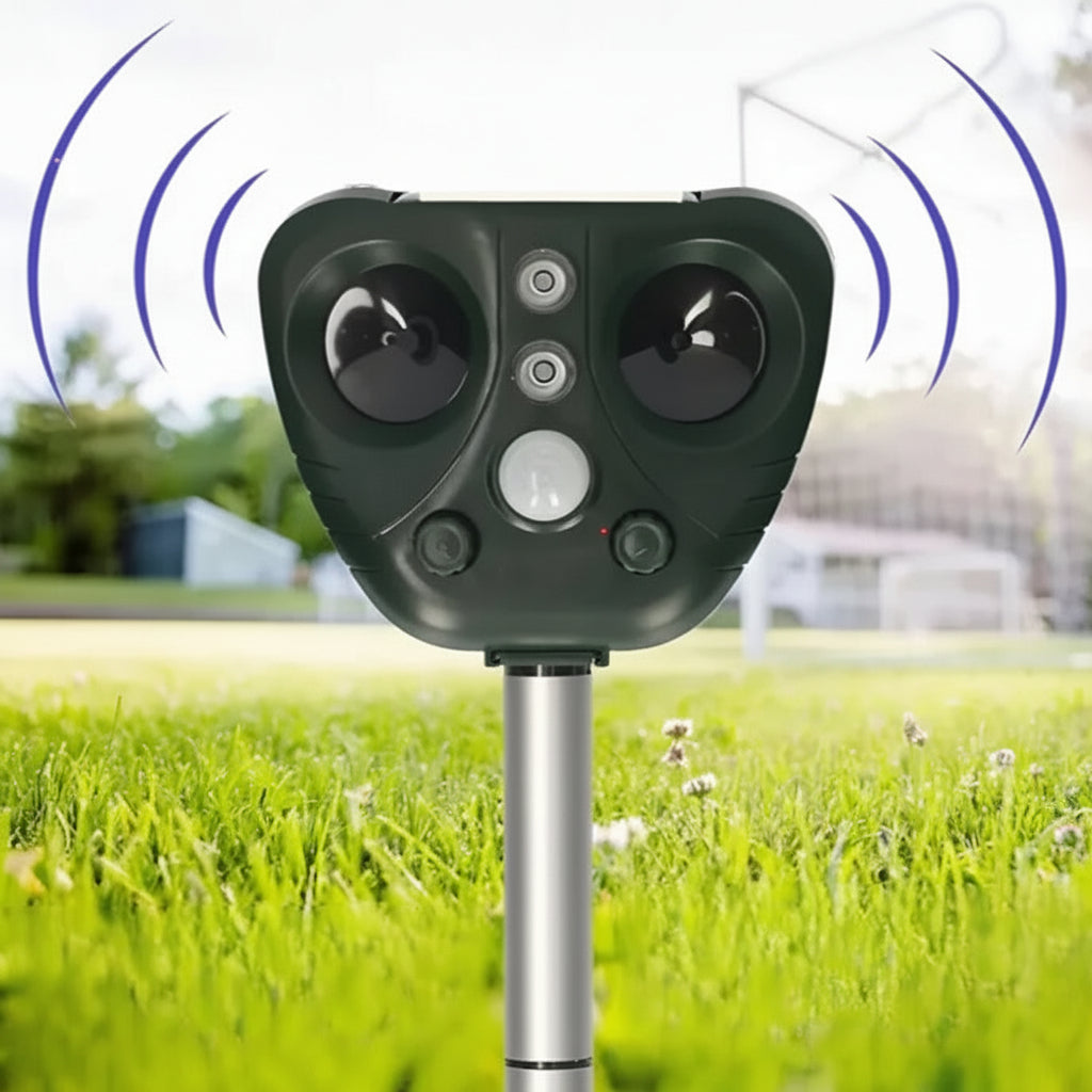 Dispositif solaire de jardin à cinq modes et détecteur