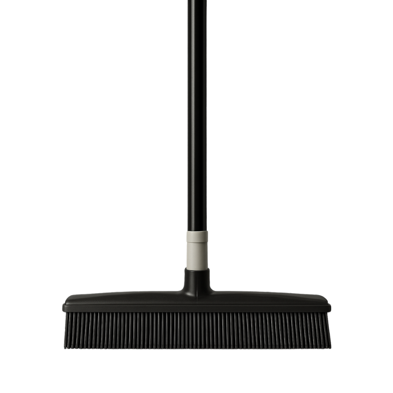 Felineau Balai en Caoutchouc Anti-Poils pour Animal - Noir ou Rouge
