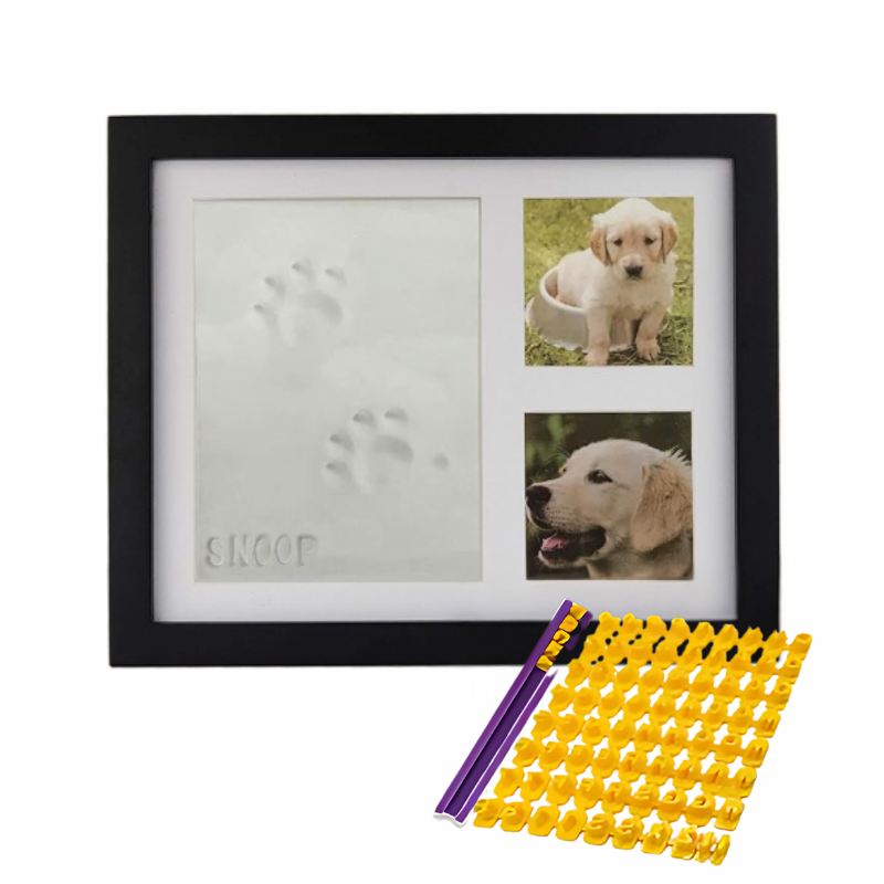 Felineau Kit Empreinte Patte Mémorial - Souvenir Cadeau Argile Sécurisé