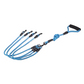 Felineau Laisse Enrouleur Rotative Double - Balade Absorbeur de Chocs