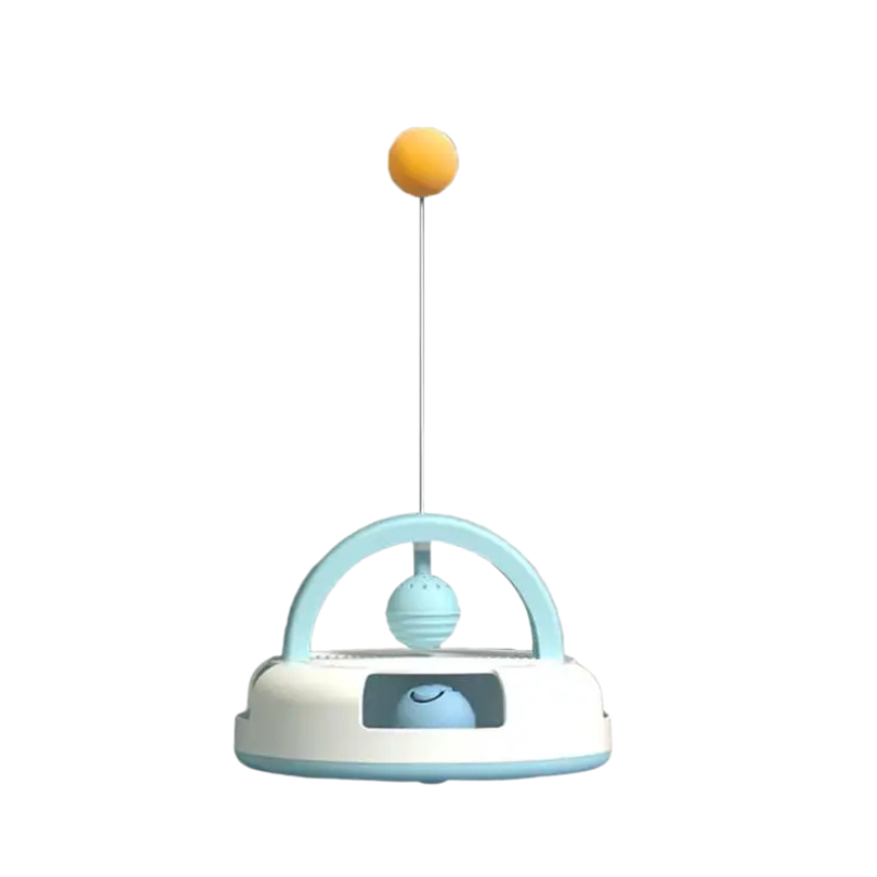 Felineau Jouet Culbuteur Interactif pour Chat - Bleu ou Rose