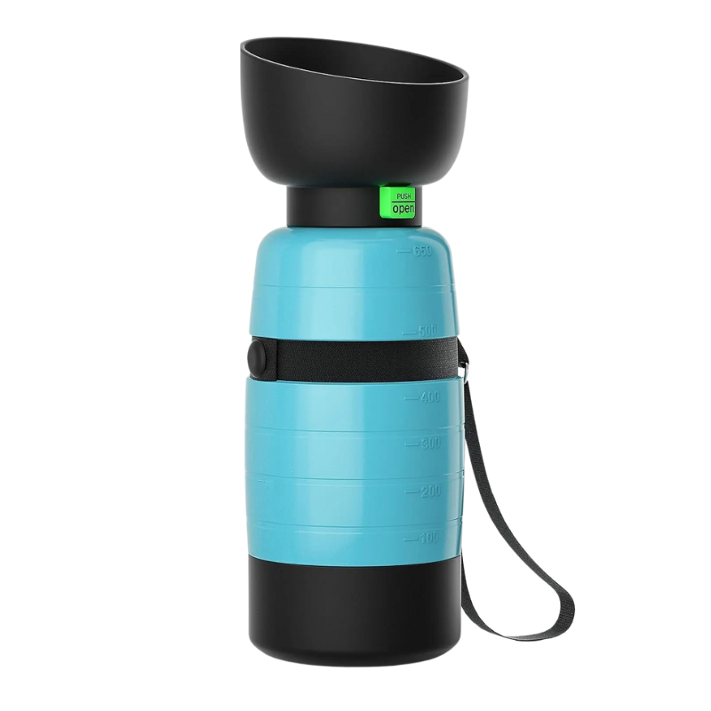 Gourde de Voyage Chien - Bouteille 3 en 1 650 ml - image 1