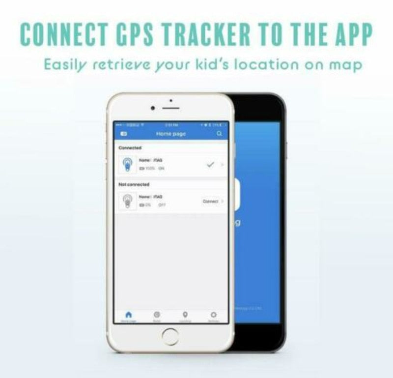 Traceur Bluetooth compact avec bouton SOS