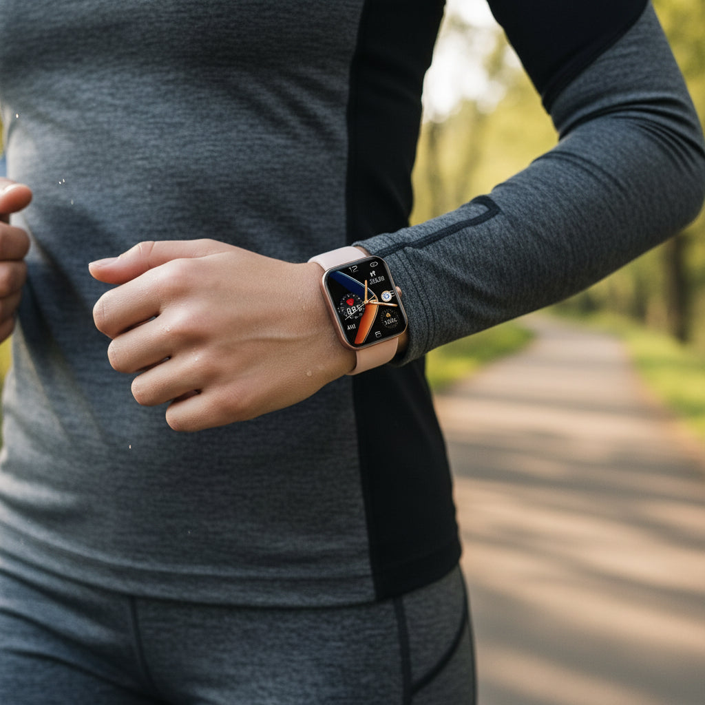 Montre connectée à écran tactile couleur compatible iOS et Android
