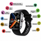 Montre connectée à écran tactile couleur compatible iOS et Android