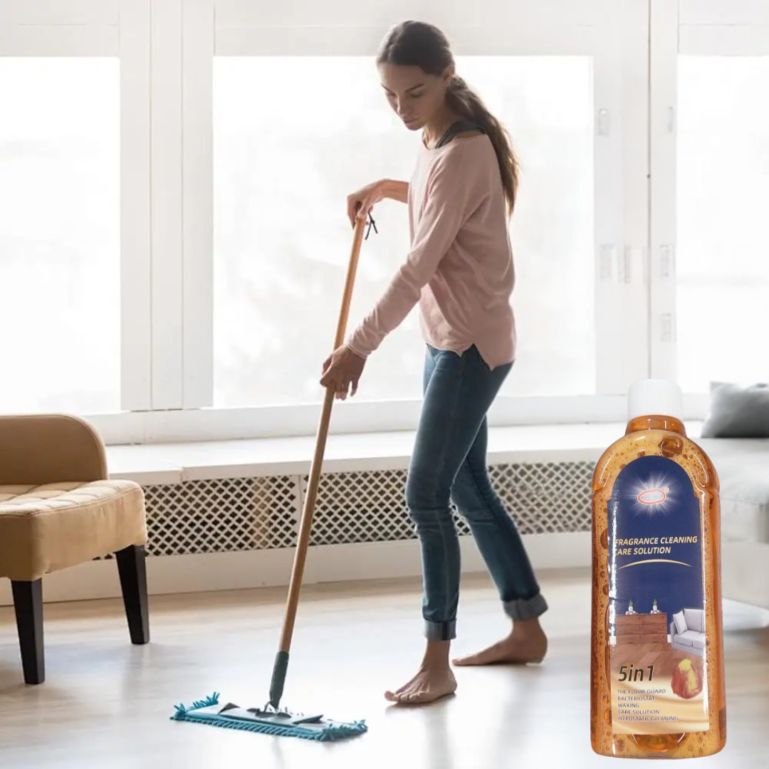 Nettoyant sol lustrant deux-en-un
