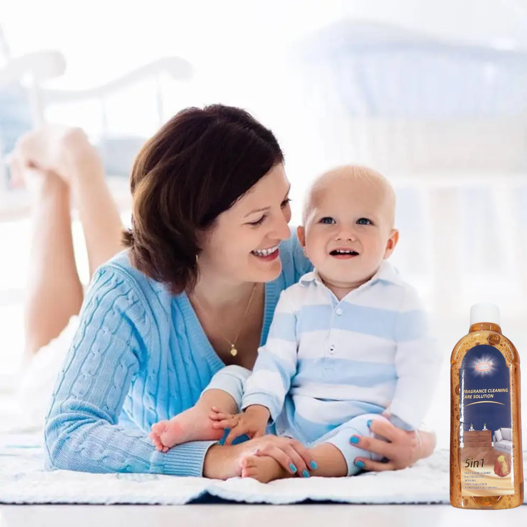 Nettoyant sol lustrant deux-en-un