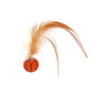 Balle de jeu pour chat avec plumes