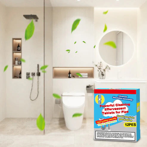 Tablettes effervescentes déboucheur de canalisation