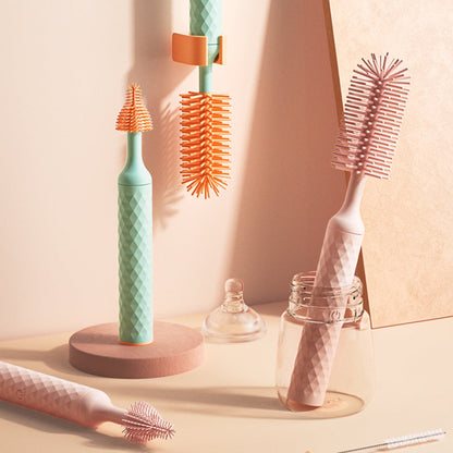 Brosse électrique en silicone pour biberons – bleue