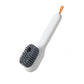 Brosse à linge avec distributeur intégré – verte – image 5