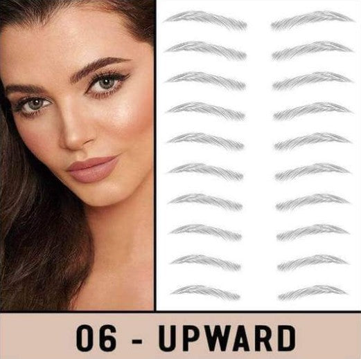 Décalcomanies temporaires pour sourcils