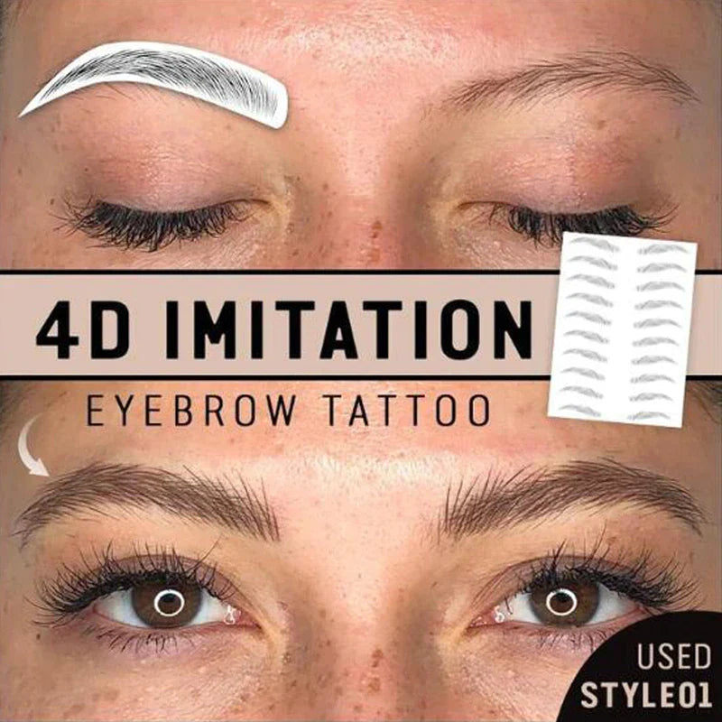 Décalcomanies temporaires pour sourcils