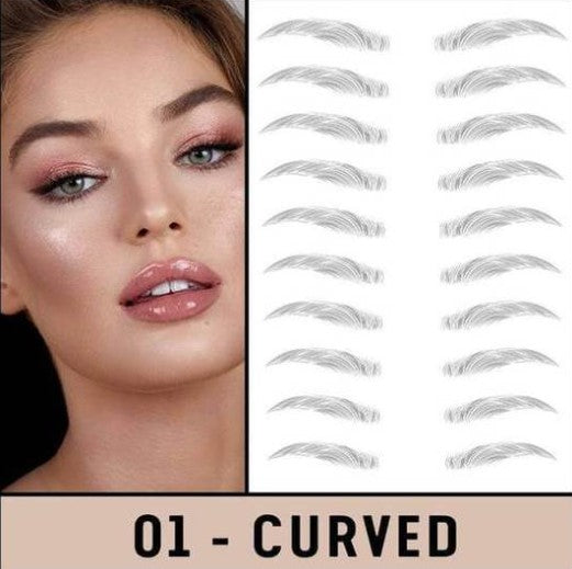 Décalcomanies temporaires pour sourcils